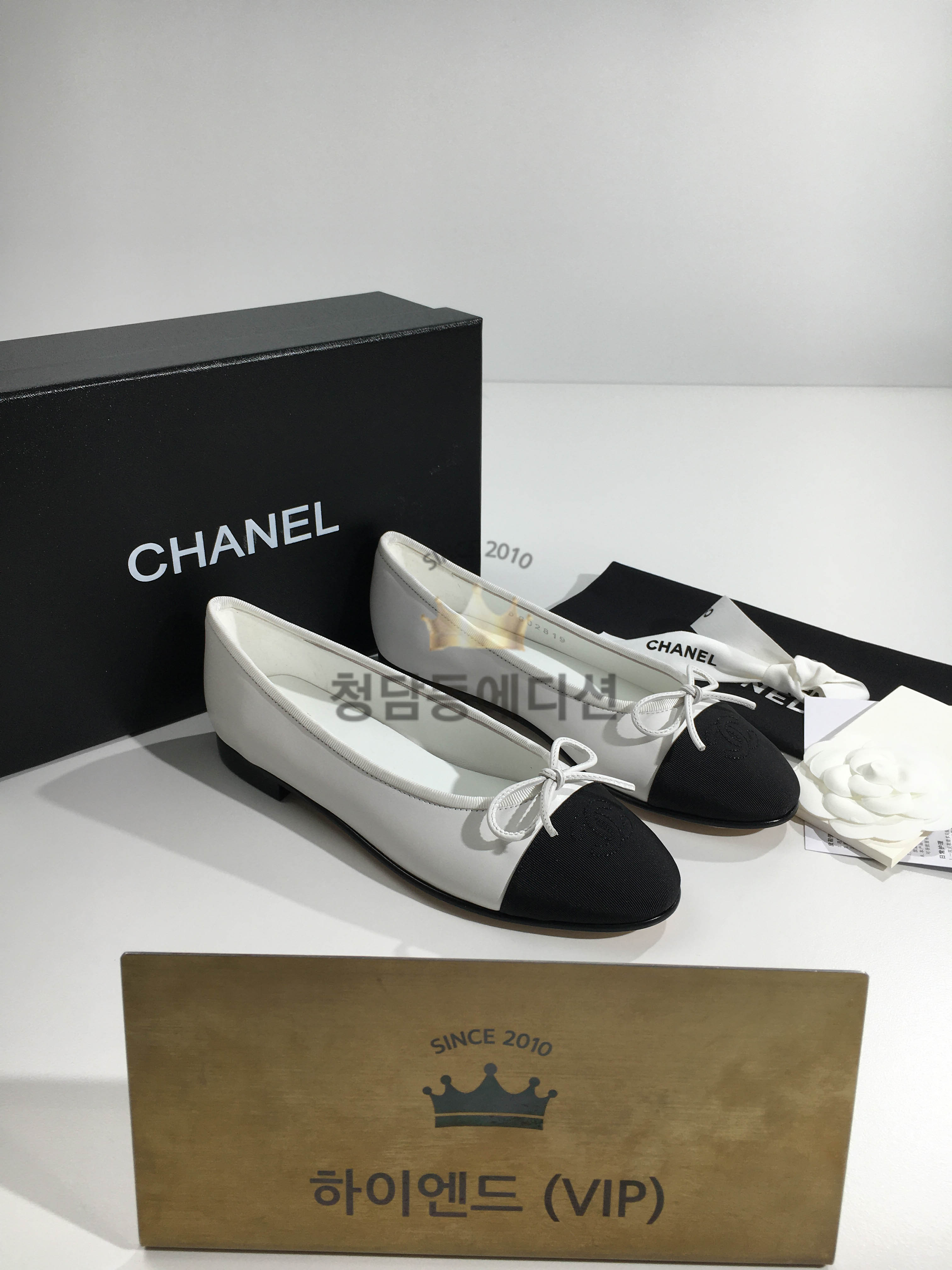 샤넬 보우 발레슈즈