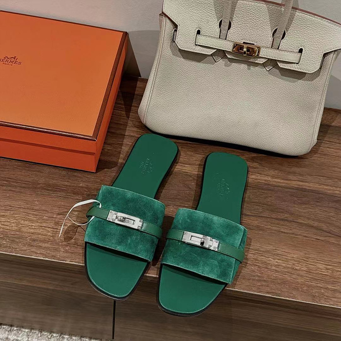 에르메스 23SS 줄리아 스웨이드 샌들