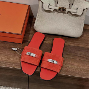 에르메스 23SS 줄리아 스웨이드 샌들