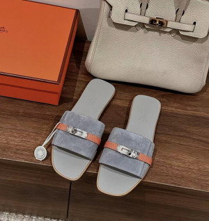 에르메스 23SS 줄리아 스웨이드 샌들