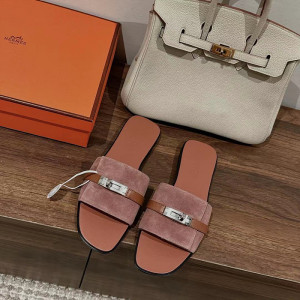 에르메스 23SS 줄리아 스웨이드 샌들