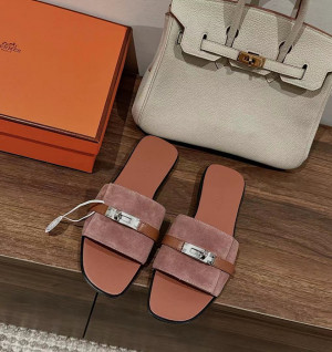 에르메스 23SS 줄리아 스웨이드 샌들