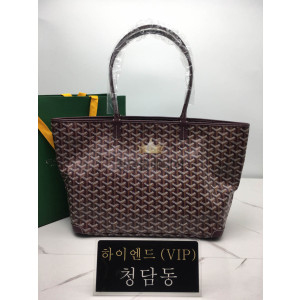 고야드 아르투아 지퍼달린 쇼퍼백 PM / MM (컬러 버건디)