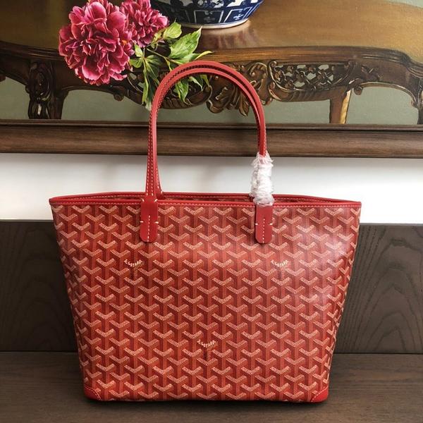 고야드 아르투아 지퍼달린 쇼퍼백 PM / MM (컬러 레드)