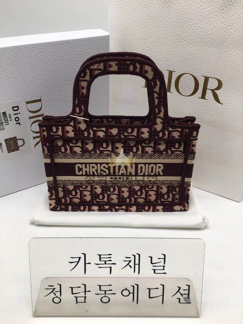 [정품동일가죽] 디올 북토트백 미니 최고퀄