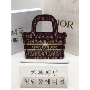 [정품동일가죽] 디올 북토트백 미니 최고퀄