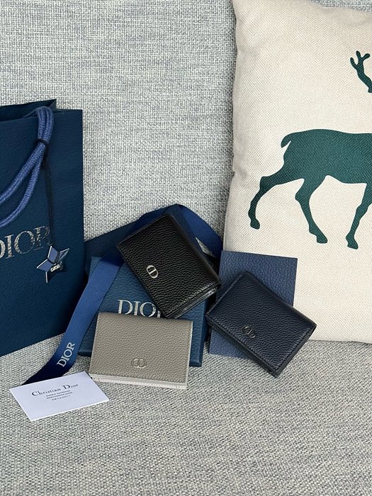 디올 CD 비지니스 카드지갑 (컬러 네이비)