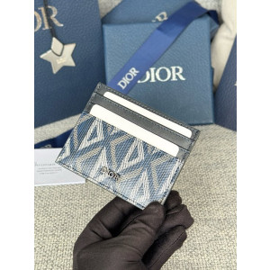디올 HIT THE ROAD 카드 홀더 (컬러 네이비)