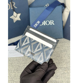 디올 HIT THE ROAD 카드 홀더 (컬러 네이비)