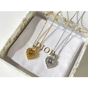 디올 레터링 하트 목걸이 (2COLOR)
