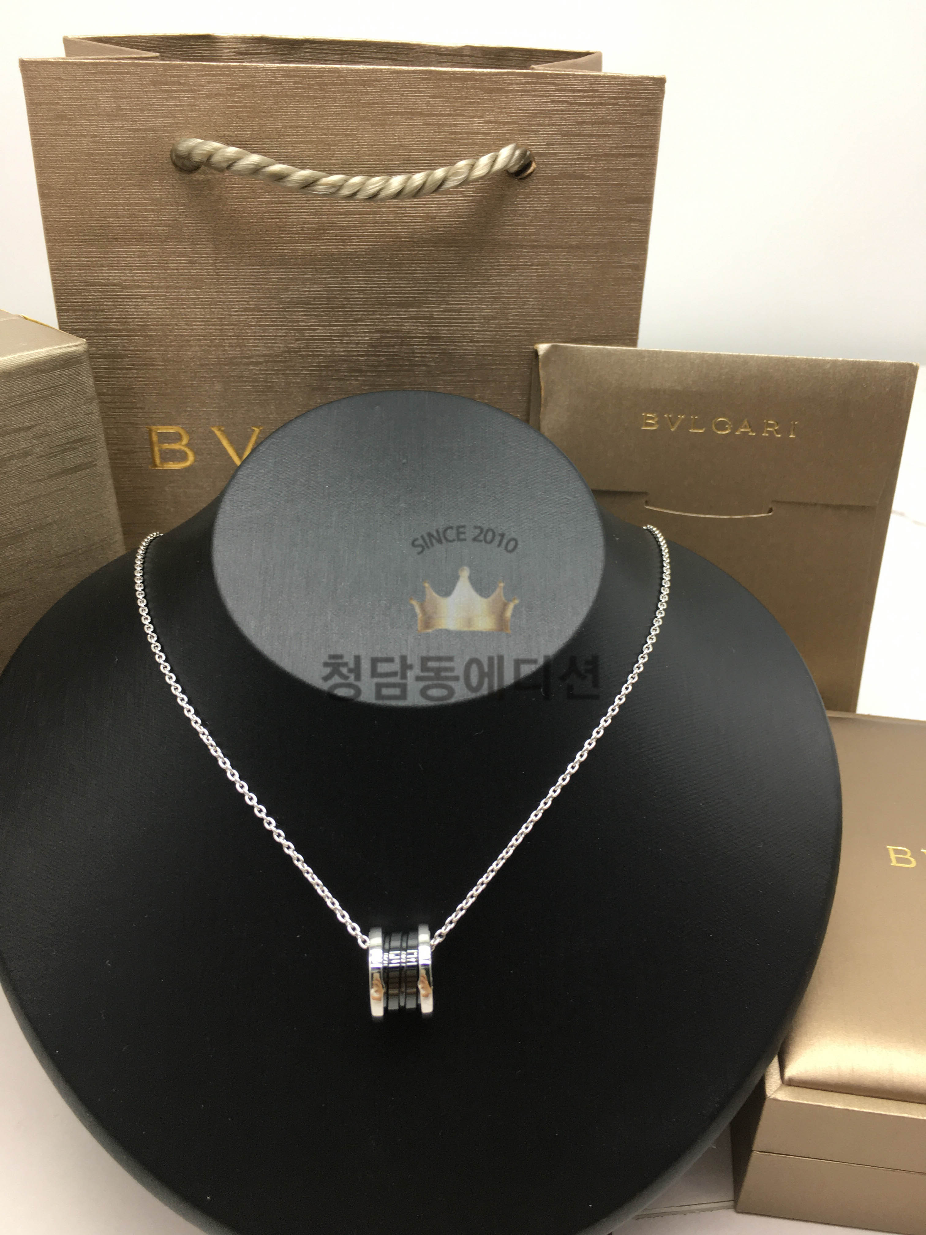 불가리 비제로원 세이브 더 칠드런 목걸이