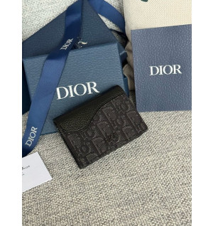 디올 새들 비지니스 카드지갑 (컬러 블랙)