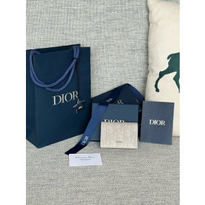 디올 오블리크 갤럭시 비지니스 카드지갑 (컬러 그레이)