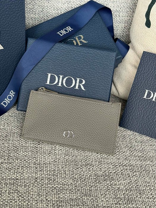 디올 지퍼 카드지갑