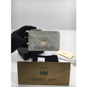 샤넬 클래식 지퍼 카드지갑 AP3179 (컬러 화이트)