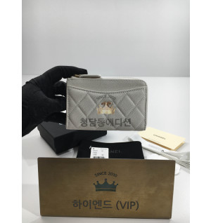 샤넬 클래식 지퍼 카드지갑 AP3179 (컬러 화이트)