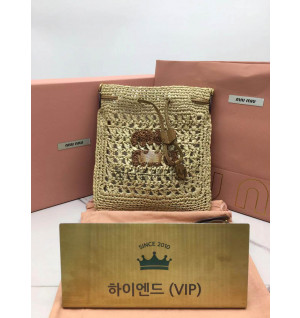 미우미우 우븐 패브릭 미니 백 5ND016 (컬러 베이지)