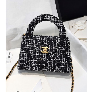 샤넬 24P 트위드 켈리백