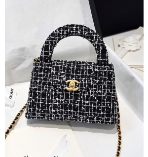 샤넬 24P 트위드 켈리백