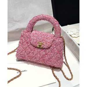 샤넬 24P 트위드 켈리백