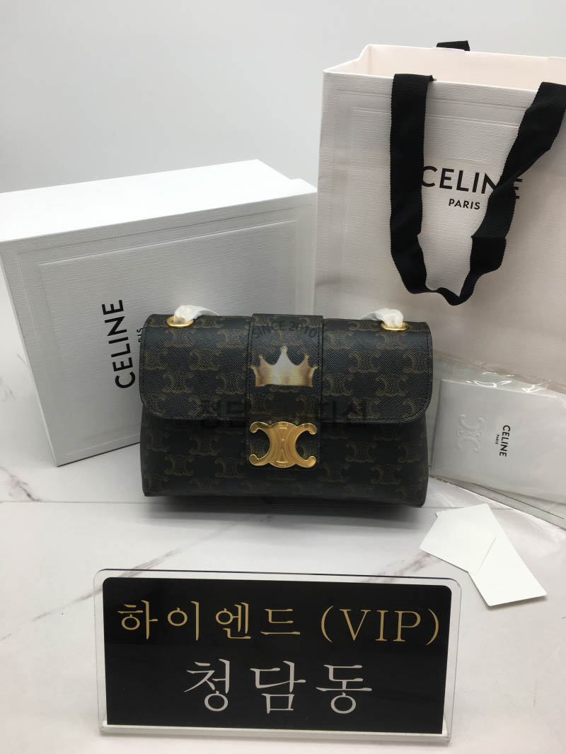 셀린느 빅투아르 틴 숄더백 116593