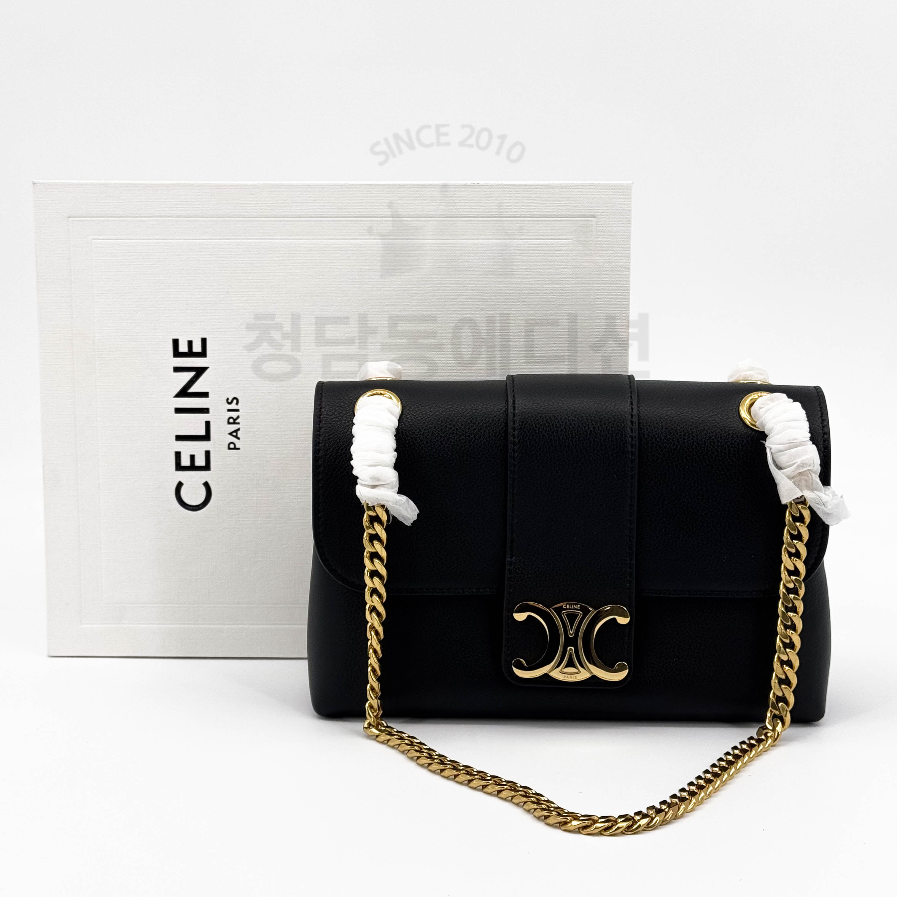 셀린느 빅투아르 틴 숄더백 116593