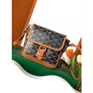 고야드 그랜드 블루 PM 메신저백 (컬러 블랙탄 브라운)