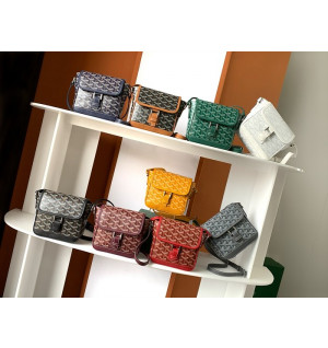 고야드 그랜드 블루 PM 메신저백 (컬러 레드)