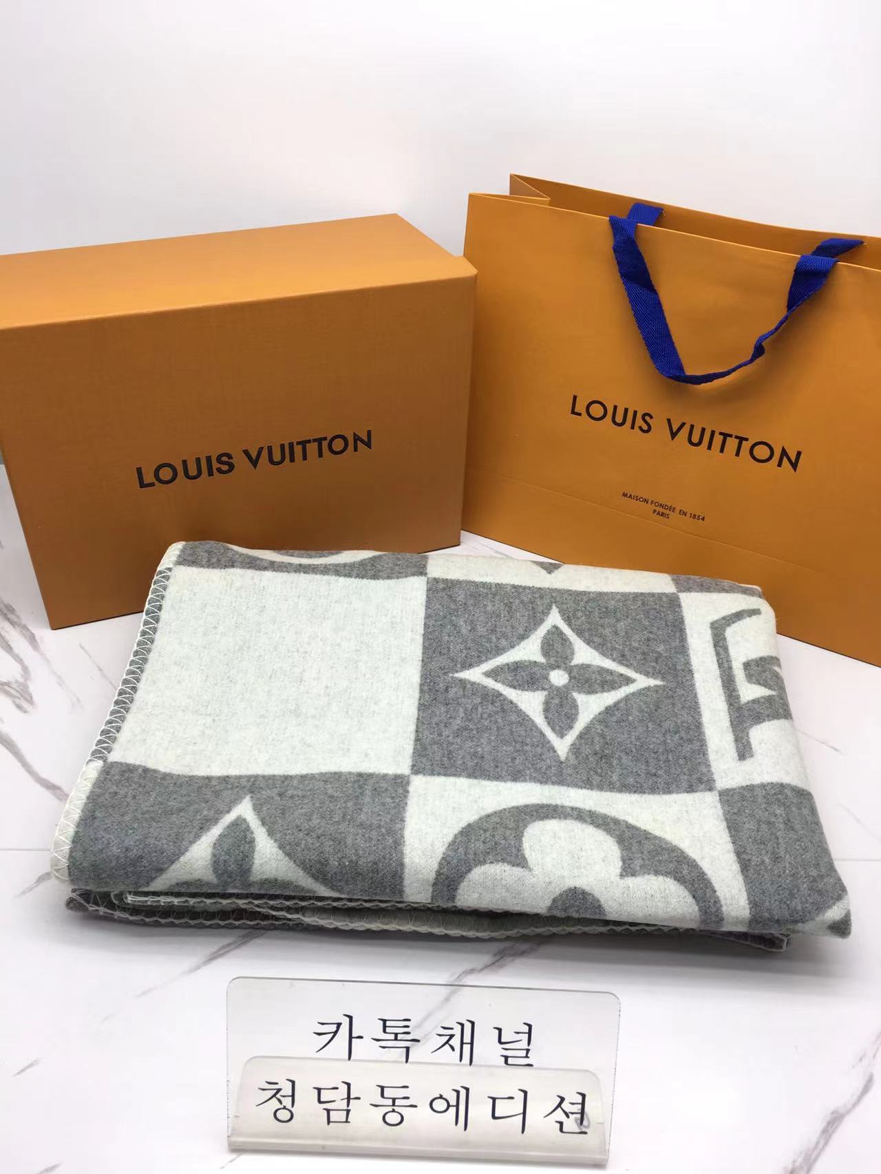 루이비통 LV 담요 체크메이트 M77861 (그레이/베이지 2COLOR)