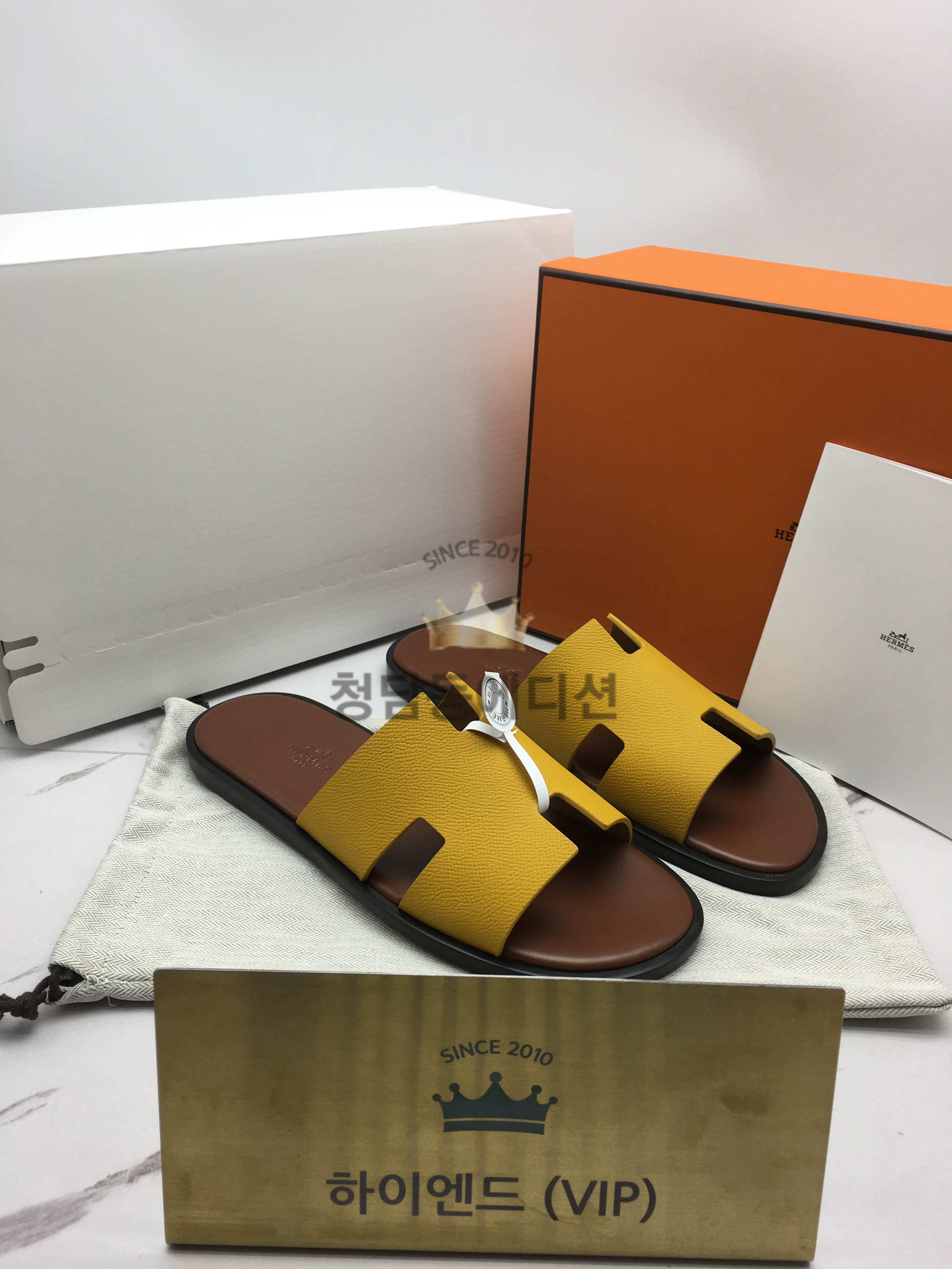 에르메스 이즈미르 슬라이드 (handmade ver.) (남성용)