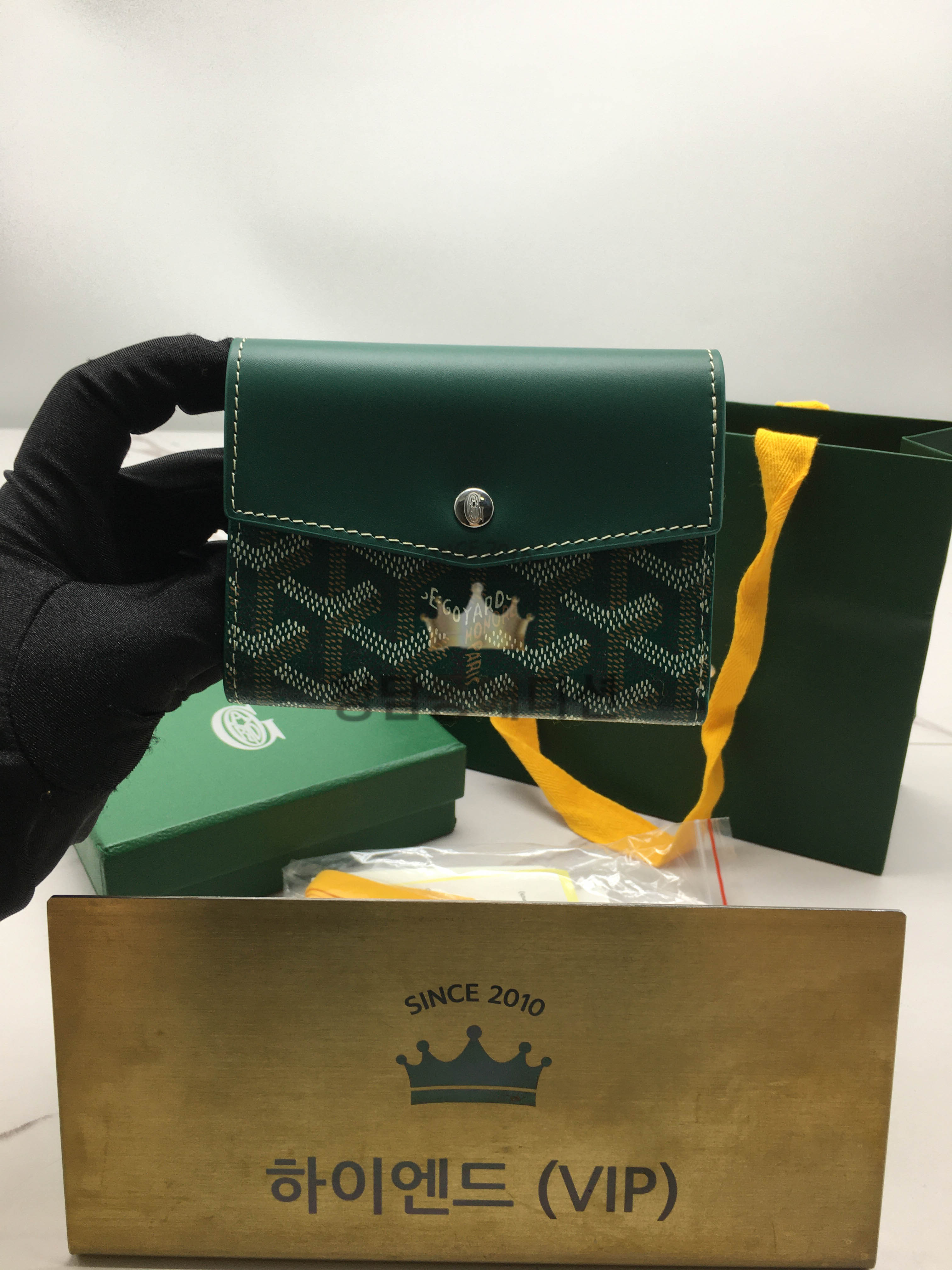 고야드 생 가브리엘 지갑 (컬러 그린)