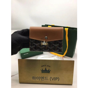 고야드 생 가브리엘 지갑 (컬러 블랙탄(브라운))