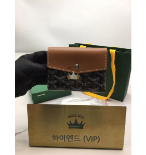 고야드 생 가브리엘 지갑 (컬러 블랙탄(브라운))
