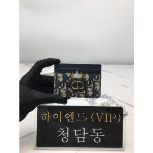 디올 30몽테인 프레지아 카드홀더 (컬러 네이비)