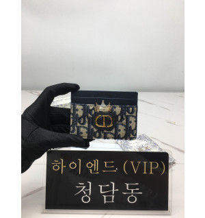 디올 30몽테인 프레지아 카드홀더 (컬러 네이비)