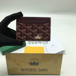 고야드 생쉴피스 카드홀더 (컬러 퍼플 버건디)