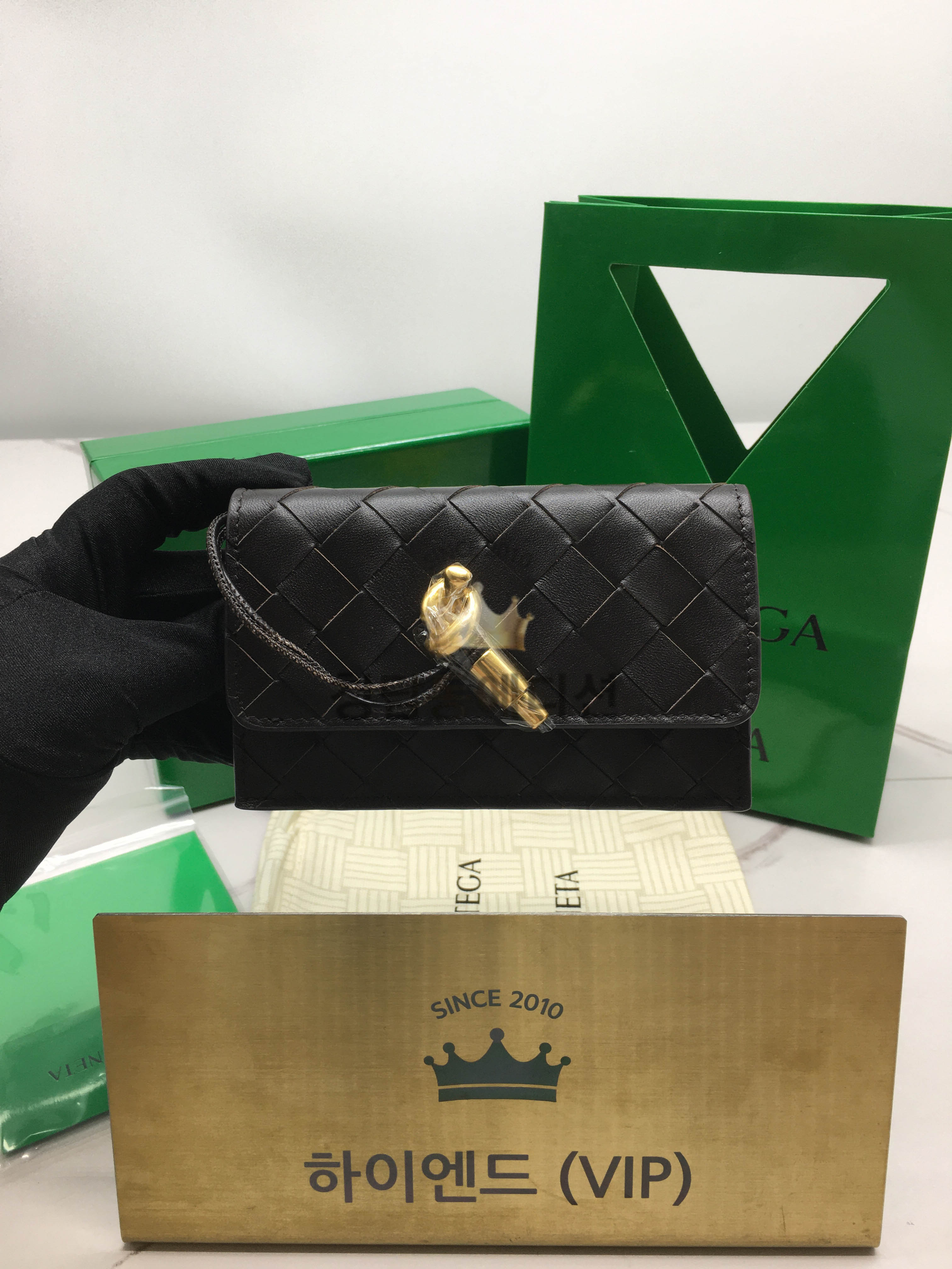 보테가 베네타 안디아모 지퍼 카드 케이스 776031 (컬러 폰단트)