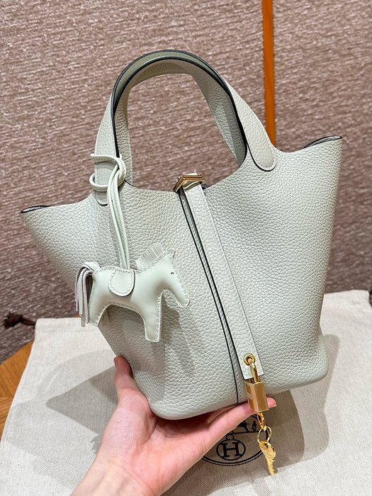 에르메스 피코탄18 올수공 (금장/은장) (컬러 베르 피즈)