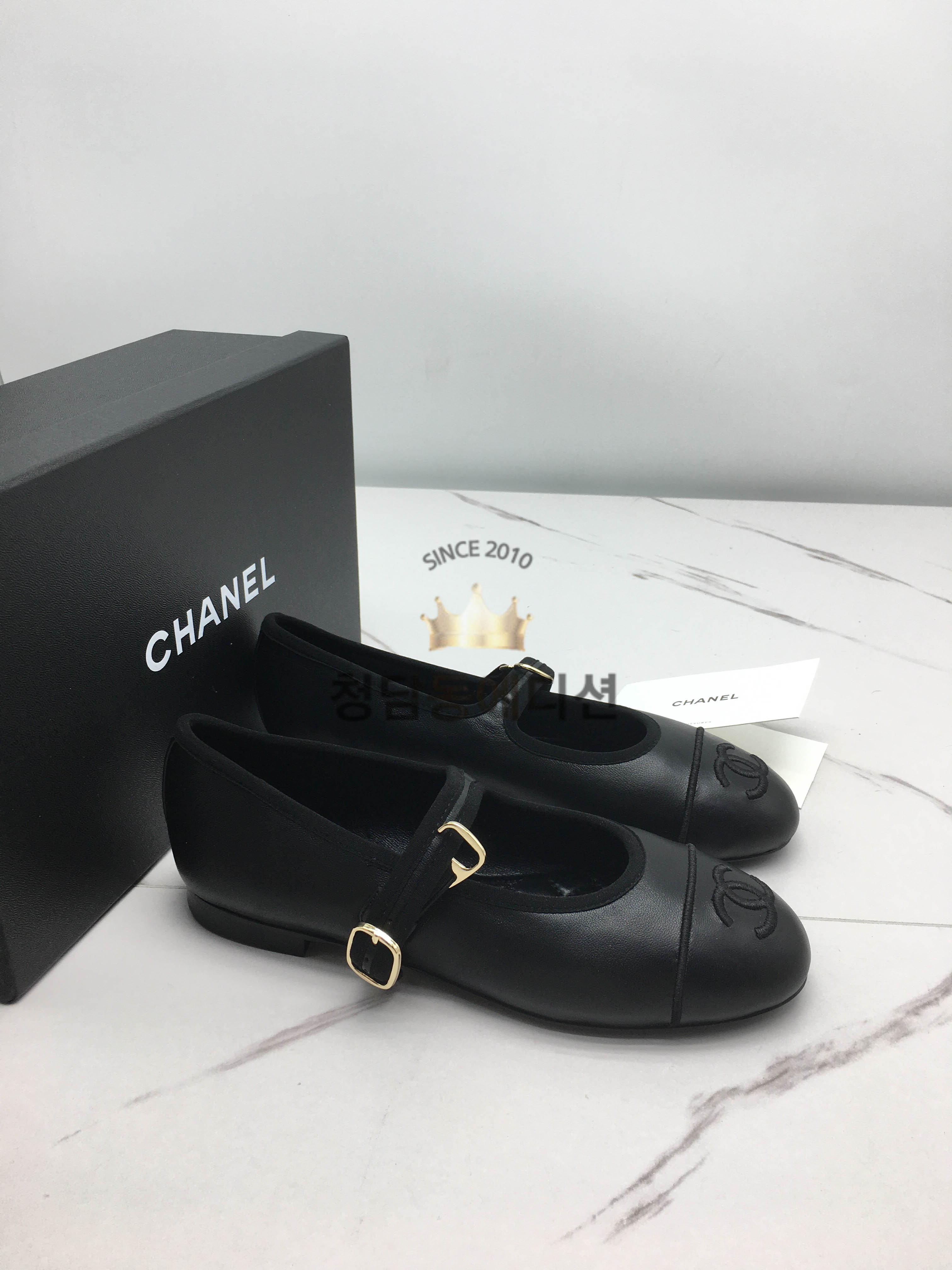 샤넬 발레리나 메리제인 플랫 슈즈