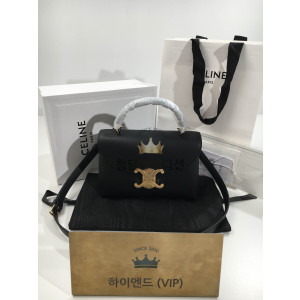 셀린느 틴 니노 백 서플 카프스킨 블랙