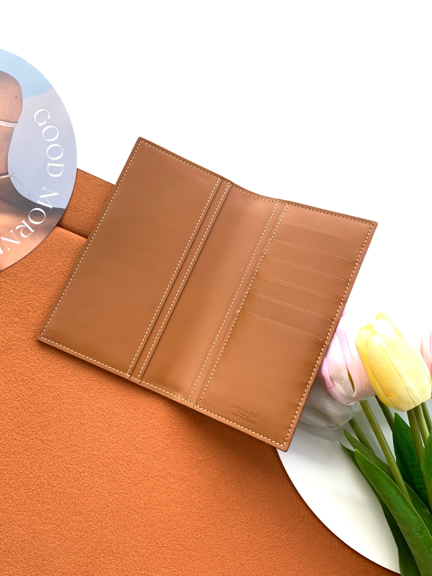 고야드 생로슈 장지갑 (컬러 블랙탄 브라운)