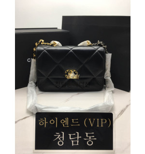 샤넬 19 플랩백 미디움 (하이엔드급) (고트스킨)