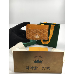 고야드 생쉴피스 카드홀더 (컬러 옐로우)