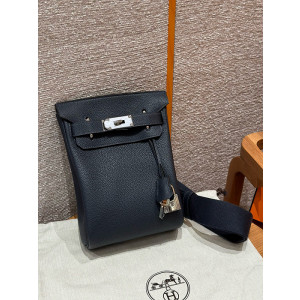 에르메스 핵아도 올수공 PM (컬러 bleu indigo)