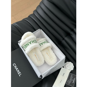 샤넬 퍼 슬리퍼