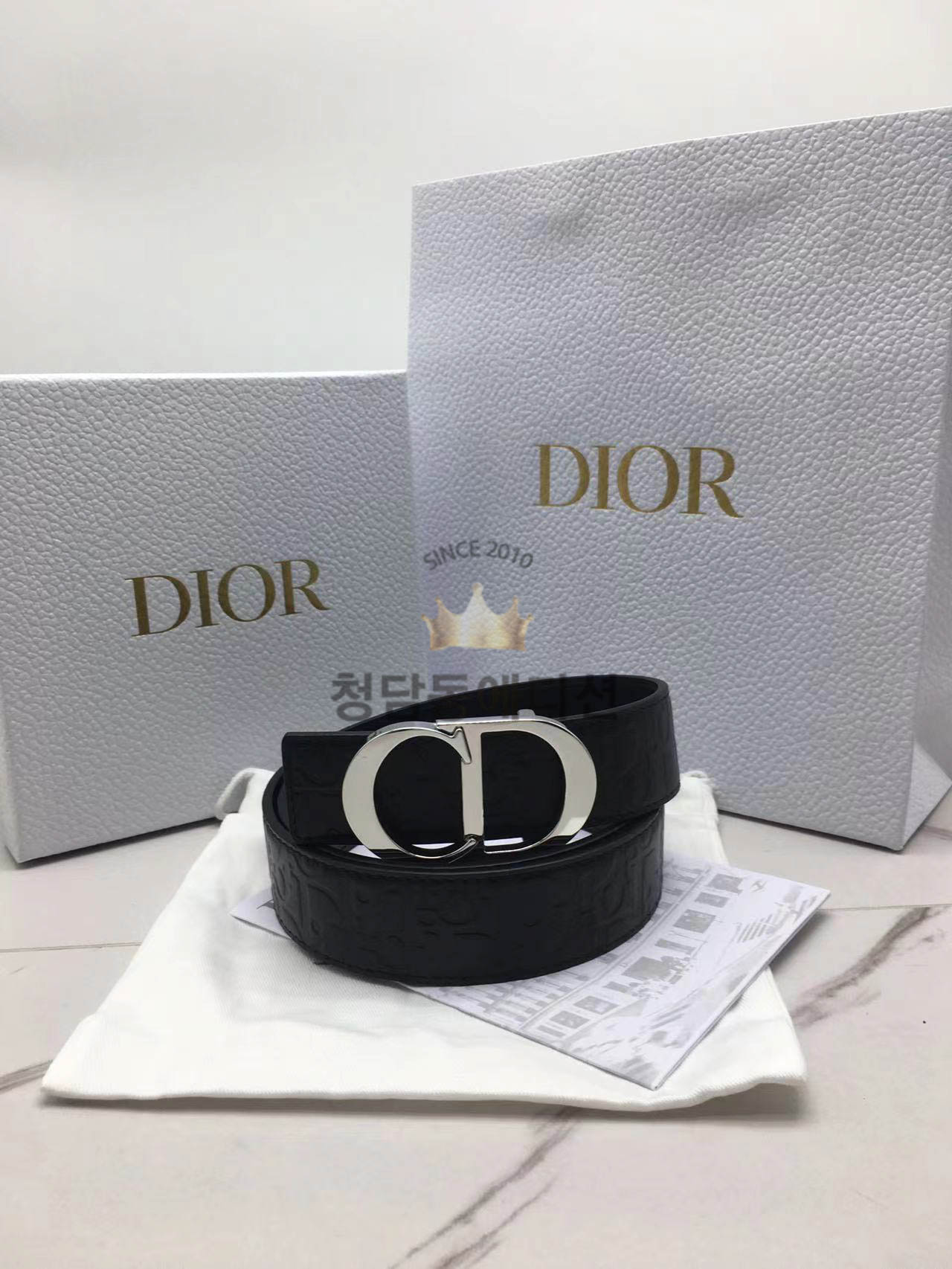 디올 벨트 (너비3.5cm) (upgrade ver.)