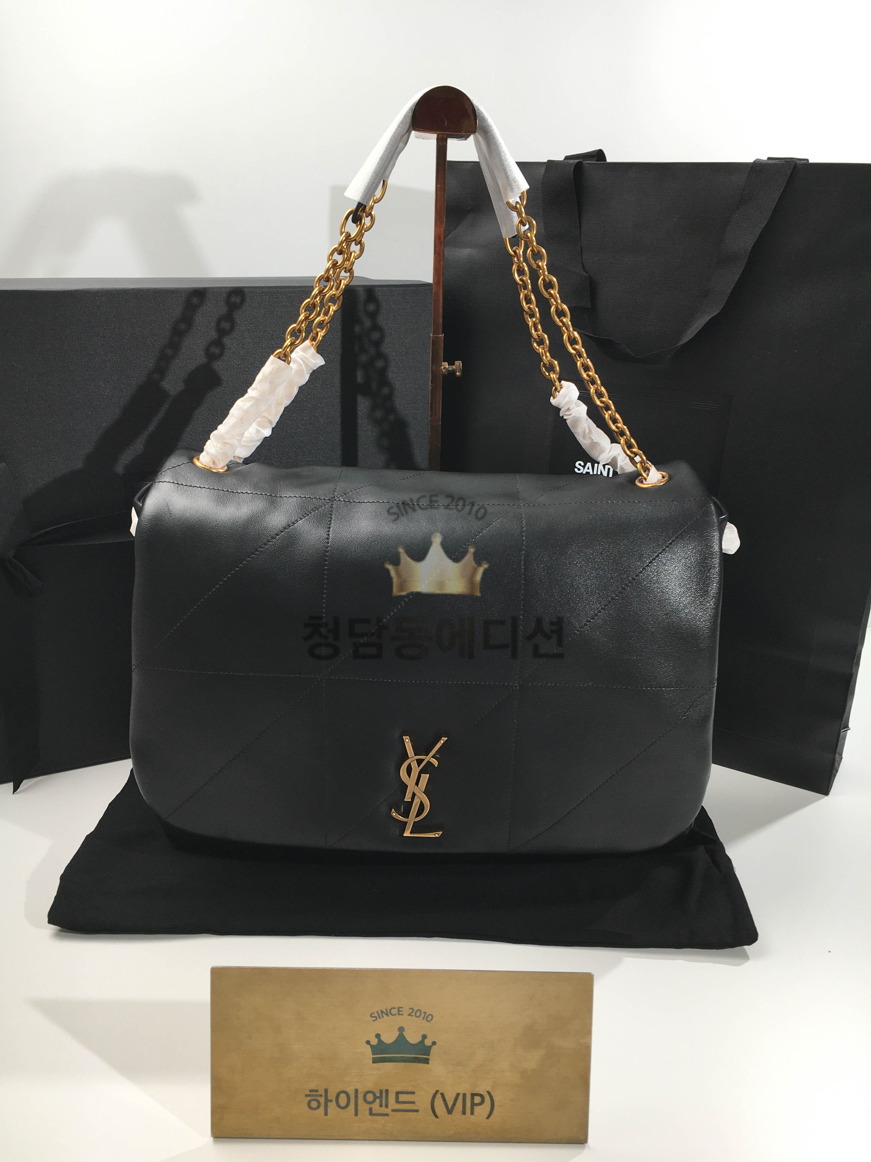 생로랑 램스킨 JAMIE 숄더백