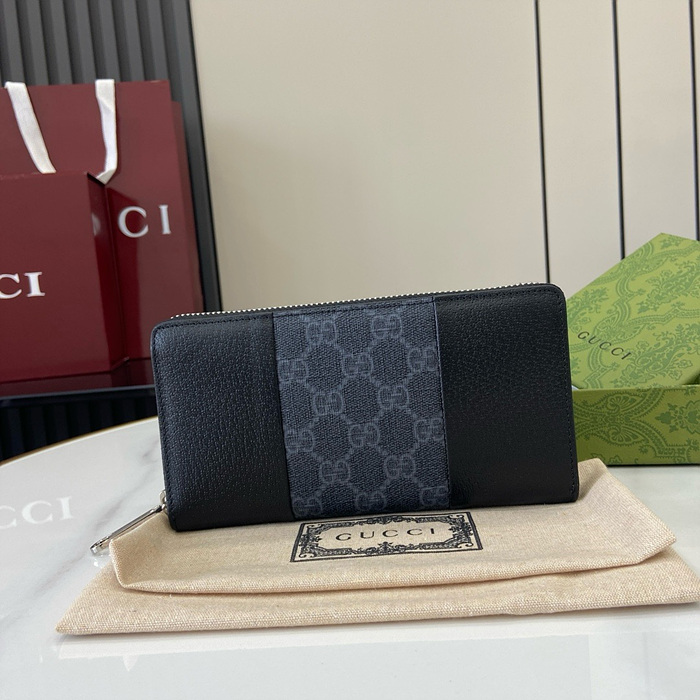 구찌 GG 지퍼 장지갑 821803