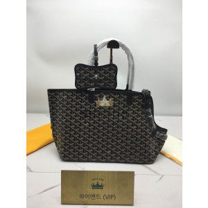 고야드 삭 시앙 그리 펫 이동백 트렁크 블랙