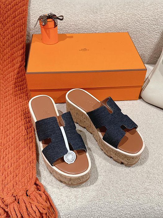 에르메스 에제 30 샌들 (굽 7CM)